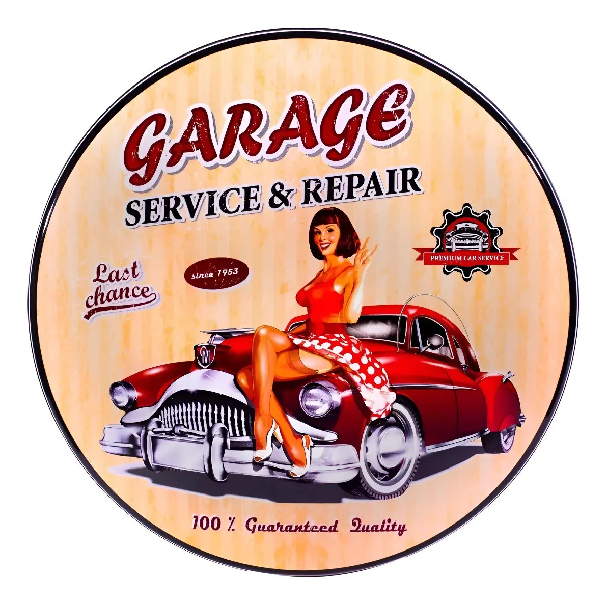 Placas Luminosos Letreiros Bottons Led Garagem Carros Motos Preto Garage