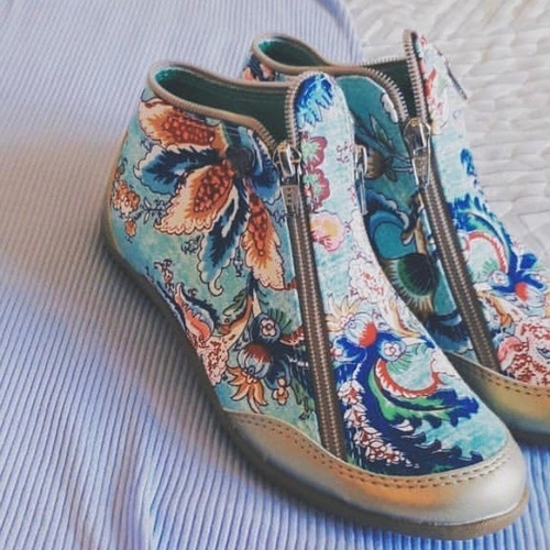 Imagen 4 de 10 de Zapatillas Abotinada Te Para Tres Diseños Estampados Unicos