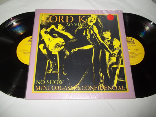Lp Vinil - Lord K - No Show Mini Orga Confidencial - Ao Vivo