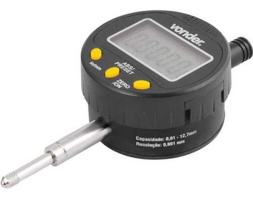 Relógio Comparador Digital 0,001 Mm Rd 100 Vonder