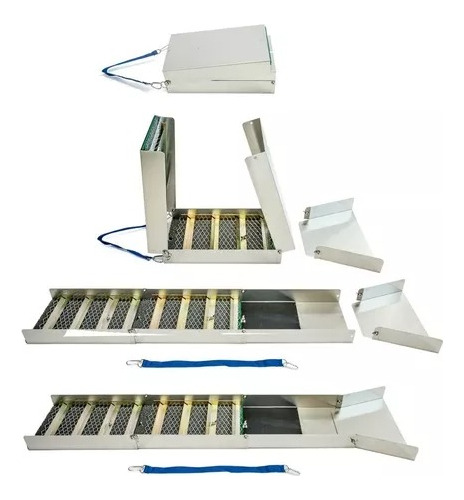 Sluice Box Draga Alfombra Lavar Oro Criba Canaleta T. Fisica