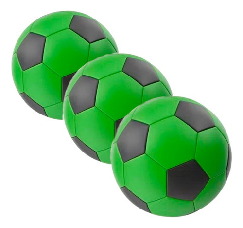 Set X3 Pelota Juguete Mascota Diseño Deporte Saltarina Verde