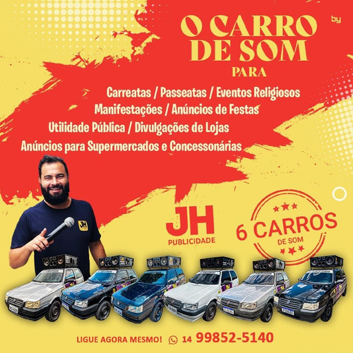 Imagem 1 de 10 de Carro De Som Em Botucatu E Região