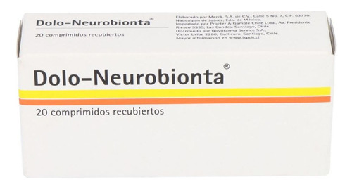 Imagen 1 de 1 de Dolo-neurobionta 20 Comprimidos