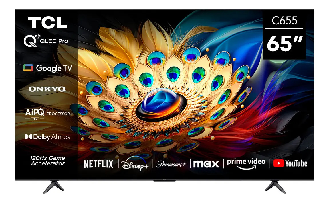 Smart TV TCL 65 Pulgadas QLED 4K C655