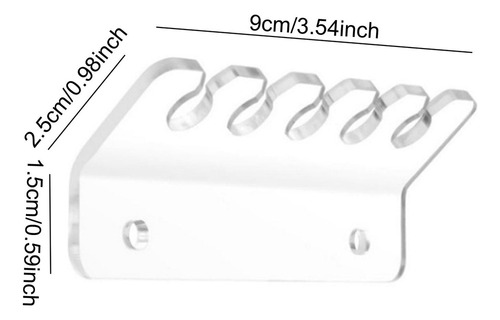 2x Clips Para Cables Organizador De Cables Práctico Claro