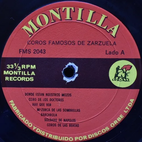Zarzuela - Coros Famosos / Lp Vinilo Acetato (Usado)