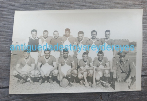 A-antigua Fotografia Foto Futbolista Futbol Argentino Equipo