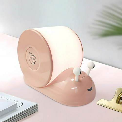 Luz Nocturna Caracol Usb Recargable Para Niños - Lampara Led