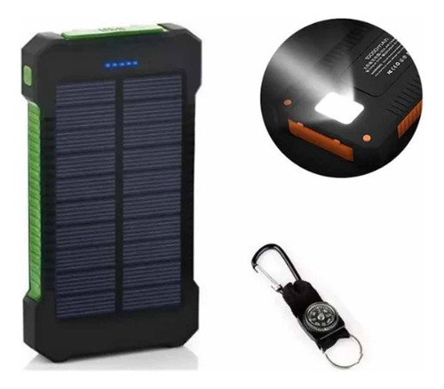 Cargador De Batería Solar Con 2 Puertos Usb