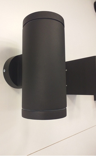 Imagen 5 de 6 de Aplique Exterior Bidireccional Ar111 En Aluminio Negro /nexo