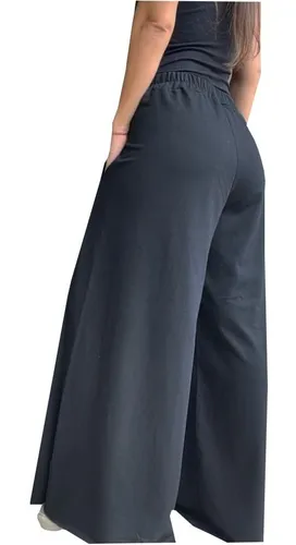 Pantalon pollera largo hot sale