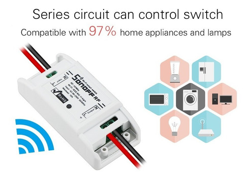 Control Remoto Wifi Y Rf 433 Mhz Sonoff Arduino Raspberry