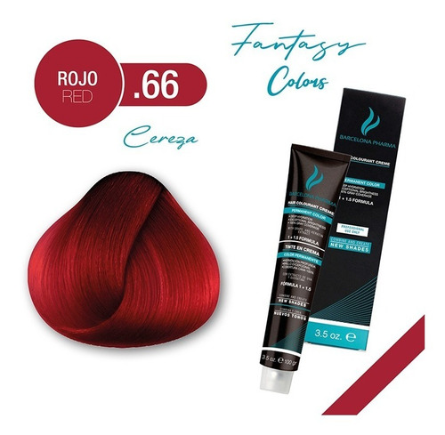 Imagen 1 de 1 de Tinte Fantasy .66 Rojo Cereza
