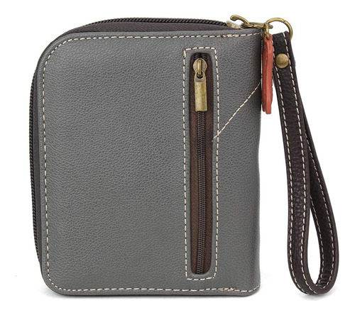 Chala Cartera Con Cremallera Alrededor, Pulsera, 8 Ranuras P