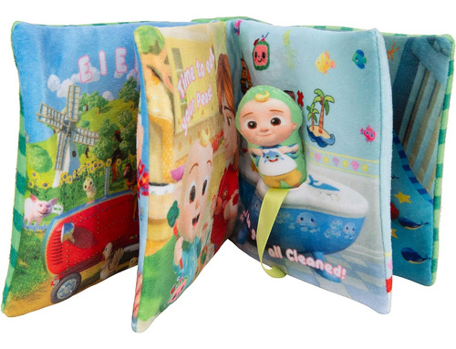 Cocomelon Nursery Ryme Singing Time Plush Libro, Con Toy De