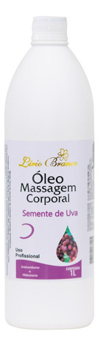 Óleo Hidratante Corporal 1 Litro Massagem Drenagem