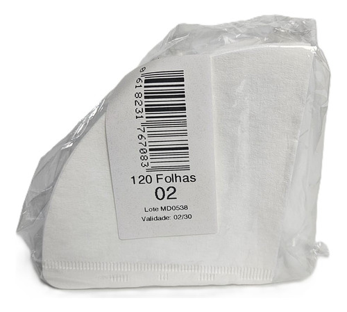 The Best Brew Waals Filtro De Papel Café Tipo V60 02 120un