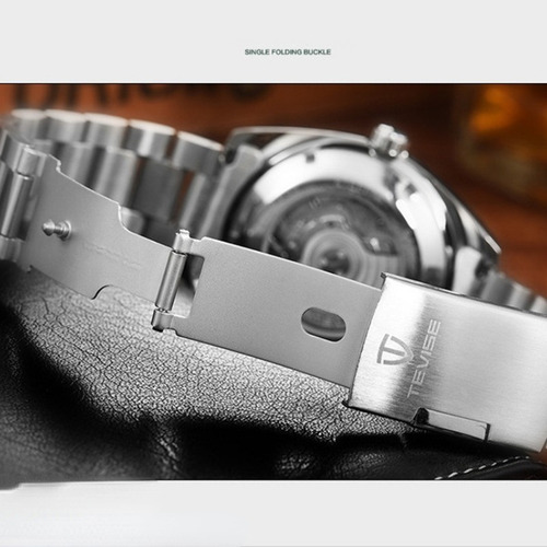 Reloj Mecánico Automático Tevise Calendar Para Hombre