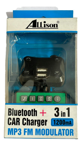 Car Mp3 3 En 1 Bt Fm Modulador Bluetooth 