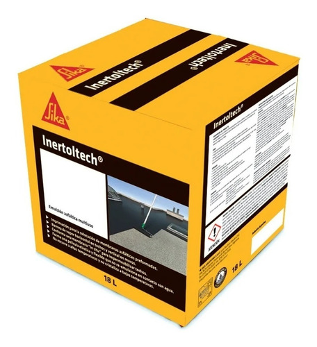 Sika Inertoltech Pintura Asfáltica Base Acuosa X 18 Lts