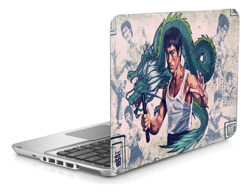 Skin Adesivo Protetor Para Notebook 15 Bruce Lee D1