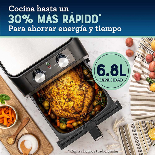 Imagen 9 de 10 de Freidora De Aire Oster® Con Capacidad De 6.8 L Ckstaf68t