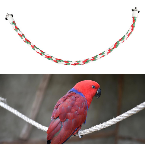 3 X 5 Cuerdas Para Pájaros, Perca, Loro, Cuerda De 3 Piezas