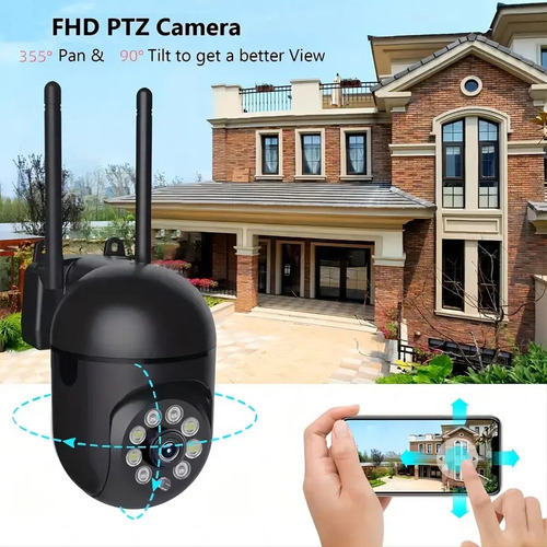 Cámara Exterior 5g Hd 1080p Wifi Ip Ptz Infrarrojos 360º
