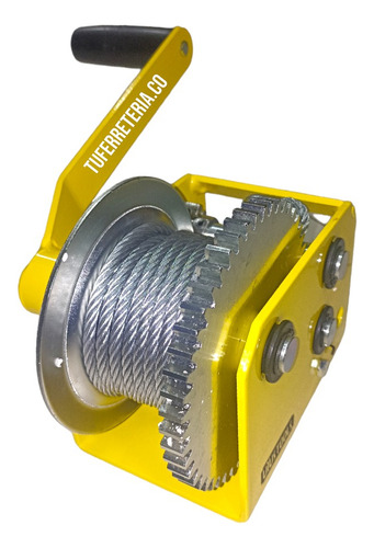 Winch Malacate Manual 2500 Lb Cable Tipo Pesado Uyustools