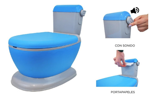 Pelela De Bebe Diseño Inodoro Con Sonido Netto Babymovil