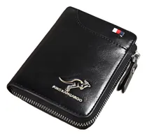Comprar Billetera Cuero Pu Genuino Con Monedero, Lujo Importado