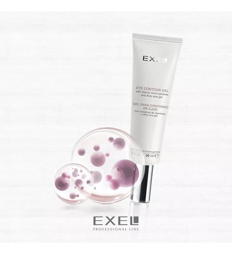 Exel Gel Para Contorno De Ojos Con Uniesferas X 30ml Aloe