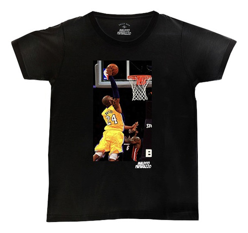 Remera 100% Algodón - Kobe Bryant Volcada