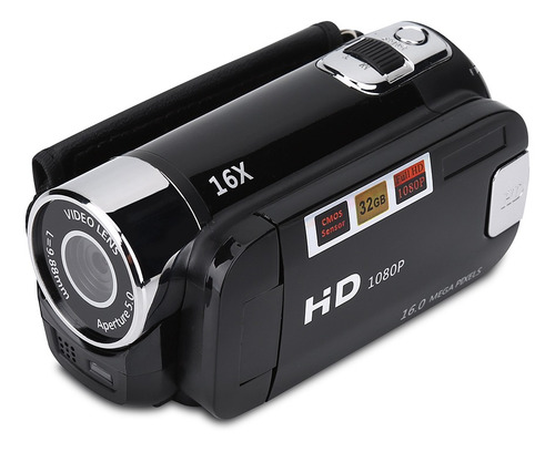 270 Grados Rotación 16x Zoom Hd Videocámara Digital Vídeo Dv