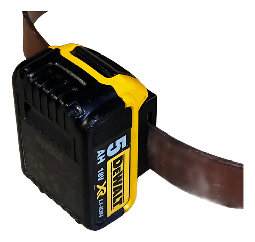 Porta Bateria Compatible Dewalt 2en1 Cinturon + Pared Kit X2