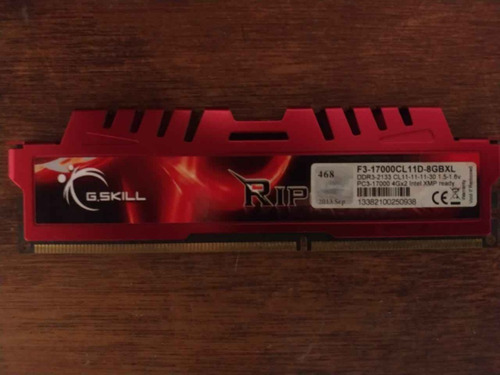 Imagem 3 de 3 de Memorias Gamer Ddr3 Gskill Ripjaws Xseries 8gb (2x 4gb Cada)