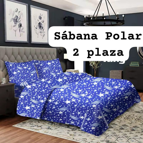 Juego De Sabanas Polar 2 Plazas Con Diseños