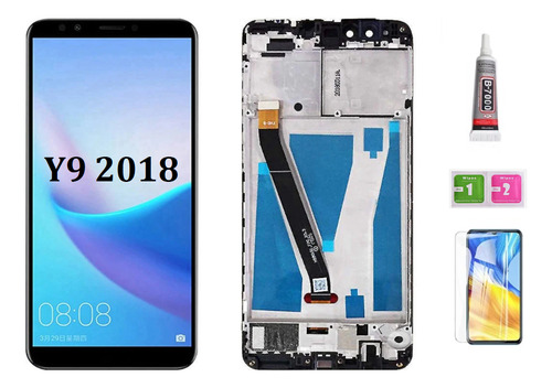 Pantalla Lcd+marco Para Huawei Y9 2018 Fla-l22 Lx2 Lx3