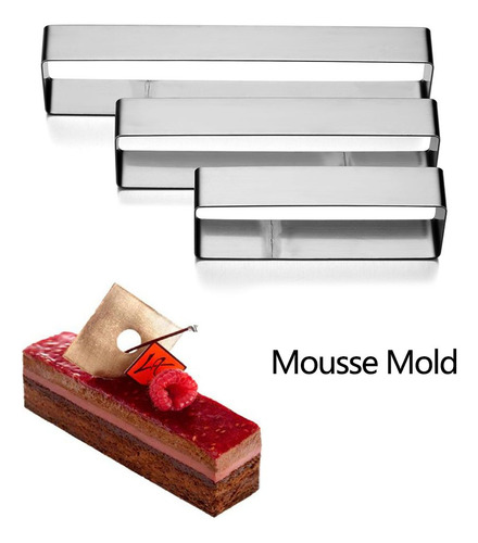 Molde Para Hacer Mousse Para Hornear Galletas, Tartas, Acero