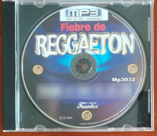 Cd Original Mp3, Fiebre De Reggaeton 2004 Discos, Car