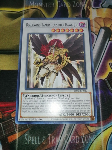 Blackwing Tamer Obsidian Hawk Joe Yugi-oh! Original Konami