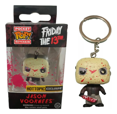 Llavero Pocket Pop: Viernes 13 Jason Voorhees Salpicado