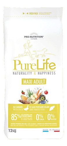 Pure Life Alimento Premium Perro Raza Grande, 12 Kg