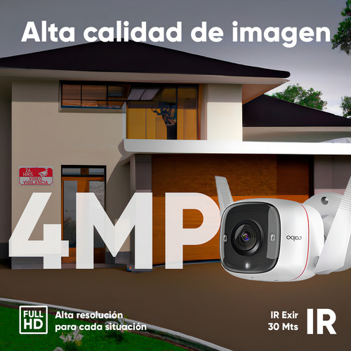Camara Wifi Vigilancia Seguridad Remota App C320ws Vídeo 2k