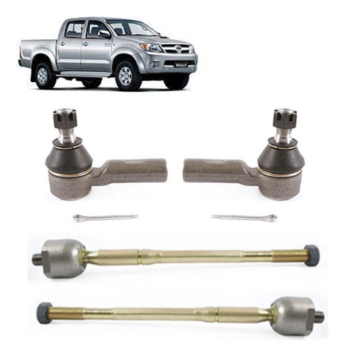 Axial + Terminal (par) Para Toyota Hilux 2.5 2005/2015 Disel