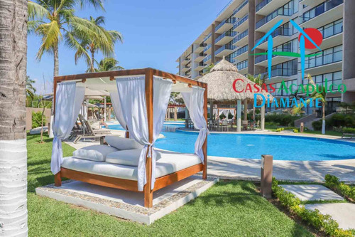 Cad Altamar Victory 402. ¡confort Y Estilo En Acapulco Diamante! Departamento Con Terraza Y Vista A Las Áreas Comunes