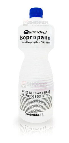 Isopropanol 99,8% 1l Limpador De Uso Geral Onu1219 Isopropil