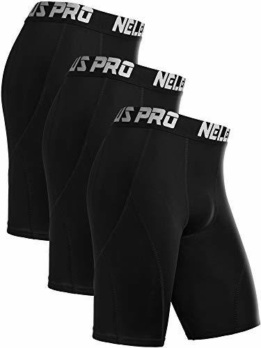 Pack De 3 Pantalones Cortos De Compresión Neleus Para Hombre