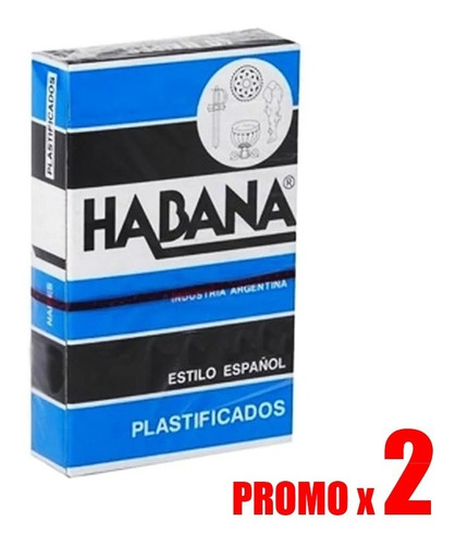Carta Naipe Habana Español 40 Plastificadas Kaosimport En 11
